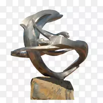 现代雕塑青铜雕塑-海豚雕塑