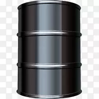 桶形动画石油桶PNG元件