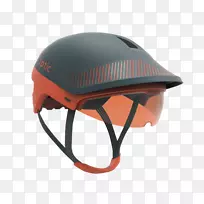 自行车头盔摩托车头盔滑雪头盔马术头盔黑色橙色头盔