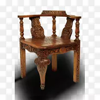 摄影椅夹艺术.古典木制浮雕座