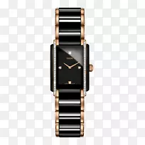 瑞多手表钻石瑞士制造的黄金雷达手表黑色手表女式手表