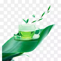 绿茶白茶杯绿茶