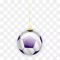 紫色足球装饰图标-紫色足球装饰品