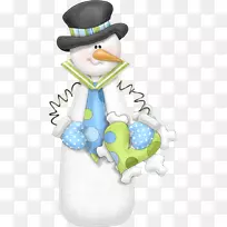 雪人圣诞节雪人