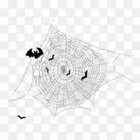 蜘蛛网-卡通蜘蛛网彩绘材料