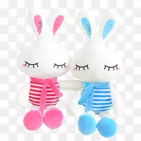 欧洲兔娃娃填充玩具-兔娃娃毛绒玩具娃娃儿童