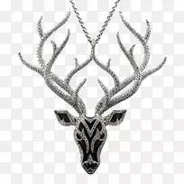 驯鹿珠宝项链-驯鹿项链