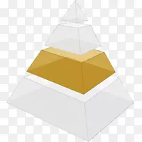 三角形黄金字塔ppt元素
