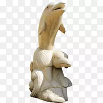 石雕雕塑雕像-海豚雕像