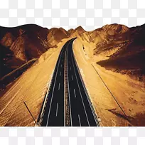 塔里木河塔克拉玛干沙漠陕西塔里木盆地戈壁沙漠高速公路