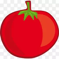 蔬菜汉堡，蔬菜，素食，水果剪贴画.红番茄