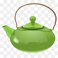 绿茶茶壶茶杯绿茶
