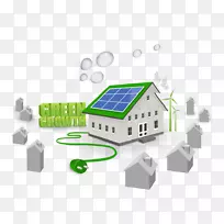 太阳能电池板太阳能节能与环境保护