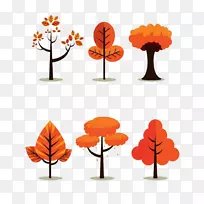 秋秋树木图片材料