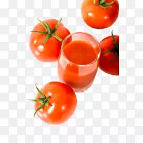 番茄汁，橙汁，意大利菜，樱桃番茄-番茄汁