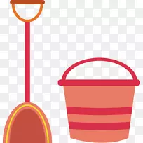 桶形铁桶-粉红色小铁桶