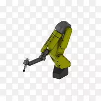 工业机器人工业制造-绿色手臂
