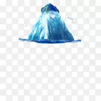 冰山海报图标-淘宝新鲜冰山蓝色冬天
