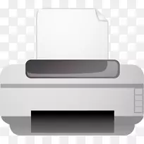打印机打印计算机文件.打印机png材料