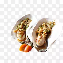 牡蛎烧烤海鲜贻贝蛤-大姜烤牡蛎材料