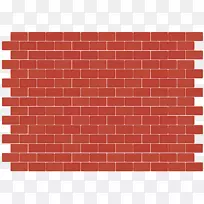 砖墙镶嵌瓷砖地板-红砖创意背景遮阳
