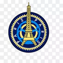 艾菲尔铁塔T恤建筑法国埃菲尔铁塔