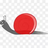 蜗牛夹艺术.红壳蜗牛