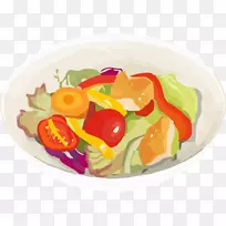 水果沙拉，菜，素食，食物-水果沙拉