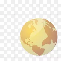 地球行星-黄色行星