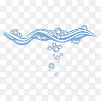 水滴欧式水波和水滴