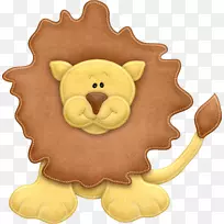 狮子剪贴画-小狮子