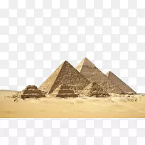 吉萨金字塔复合土壤景观历史遗址-埃及法老和金字塔