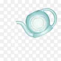 茶壶水蓝色水壶