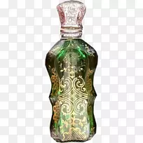 香水瓶玻璃化妆品.复古雕刻香水瓶