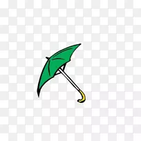 雨伞绿叶卡通-雨伞
