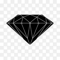 钻石剪影摄影.钻石图形
