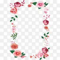 婚姻-浪漫的粉色玫瑰