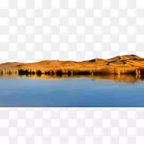 阿拉善盟腾格尔沙漠贺兰山阿拉善腾格尔沙漠景观摄影人物