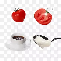 樱桃番茄GAC马铃薯蔬菜食品-番茄和咖啡