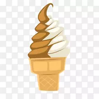 冰淇淋筒冰淇淋蛋糕-冰淇淋图标