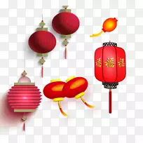 元宵节农历新年-农历新年红灯笼