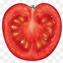 番茄红果，蔬菜，浆果，切番茄