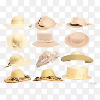 帽子针织帽设计师婚纱女士。帽子收藏