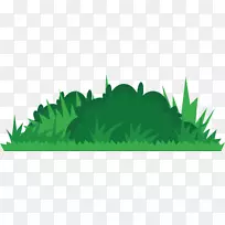 电脑图形剪辑艺术-可爱的绿草