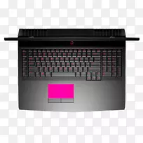 笔记本电脑视频卡Alienware Nvidia GeForce GTX 1060英特尔核心i7-透明高清材料膝上型计算机