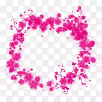 粉色花环设计师-粉红色花环