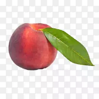 桃子红桃苹果食品-桃子