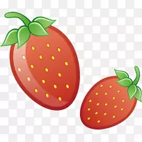 草莓Aedmaasikas果实-草莓PNG元件