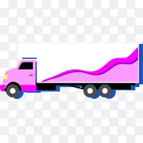 卡车-紫色卡车