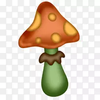 画蘑菇卡通-蘑菇画点